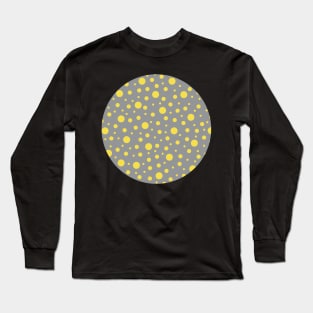 Polka Dot Illuminating Yellow / Ultimate Gray Long Sleeve T-Shirt